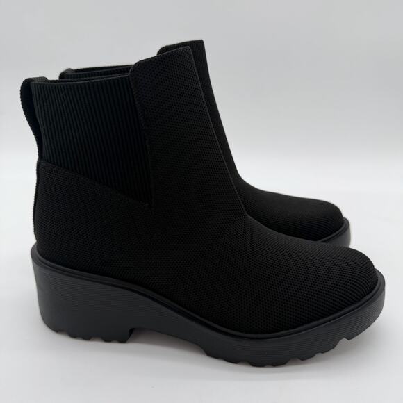 Vivaia Everly Chunky Platform Arch Support Flex Water RPT Travel Boots Black 9.5 - Picture 2 of 10